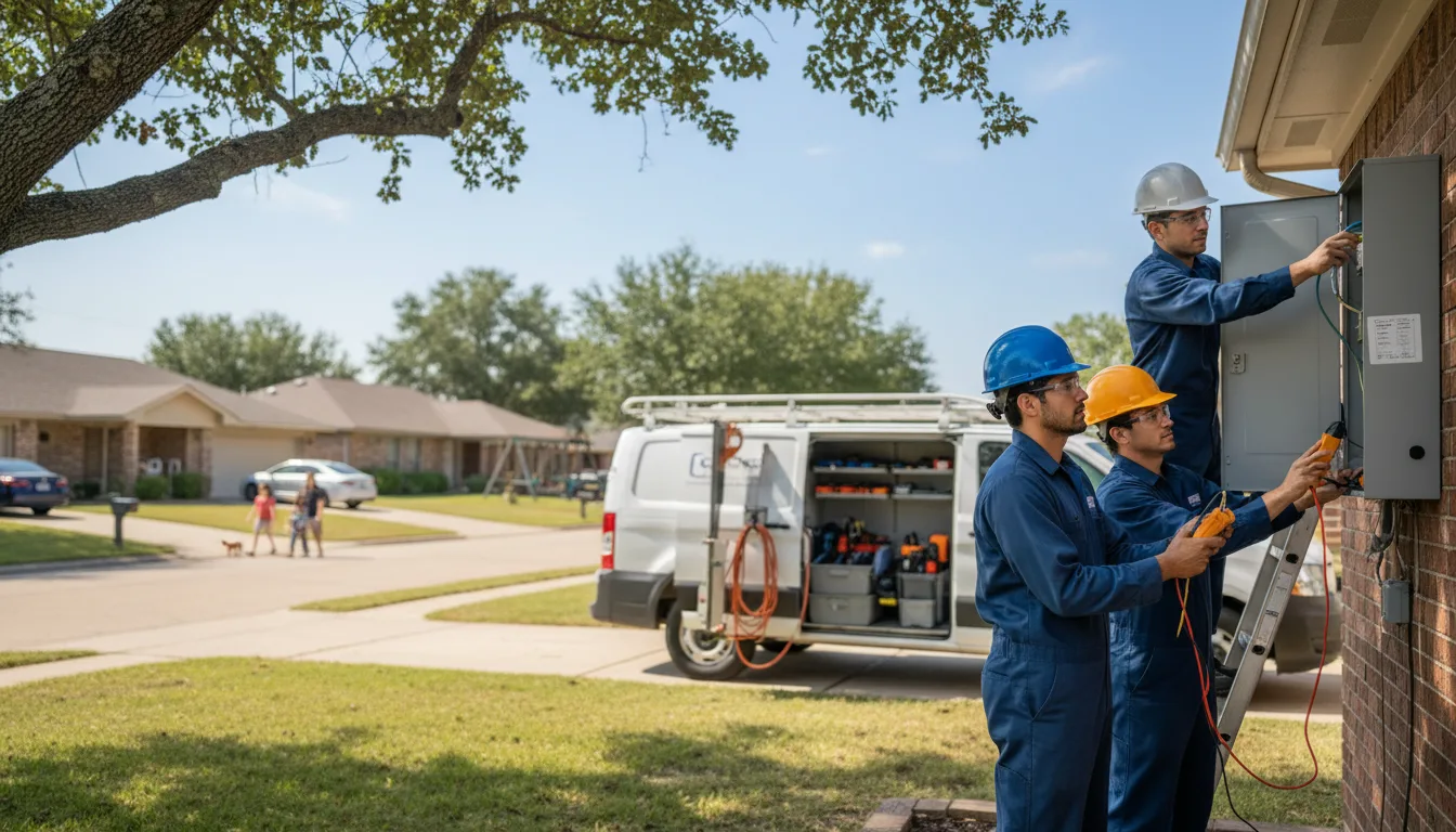 Certified electrician providing emergency electrical services in West Salem, IL